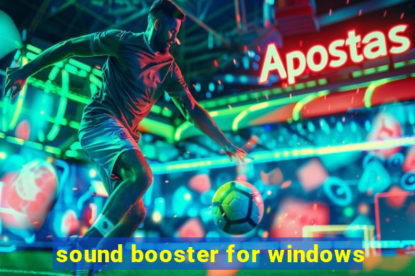 sound booster for windows