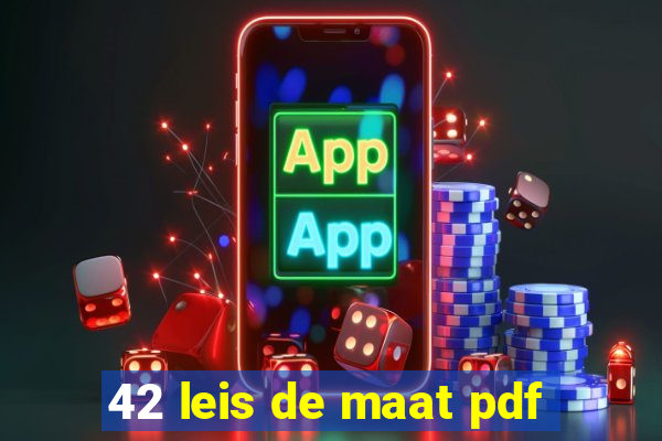 42 leis de maat pdf