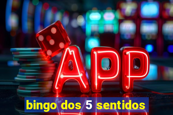 bingo dos 5 sentidos