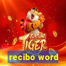 recibo word